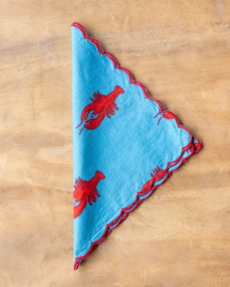 Servilleta Langosta Capri Festoneada — Nueva Colección Cassai Fashion