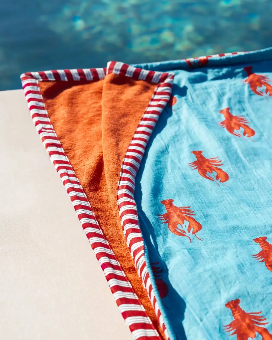 Toalla de Playa Langosta Capri | Cassai Home