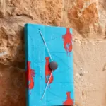 agenda decorativa langosta capri turquesa tamaño m