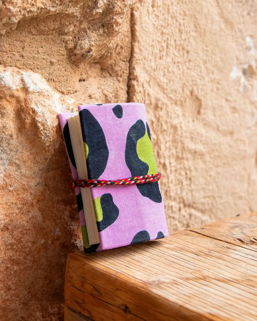 agenda animal print lila tamaño compacto
