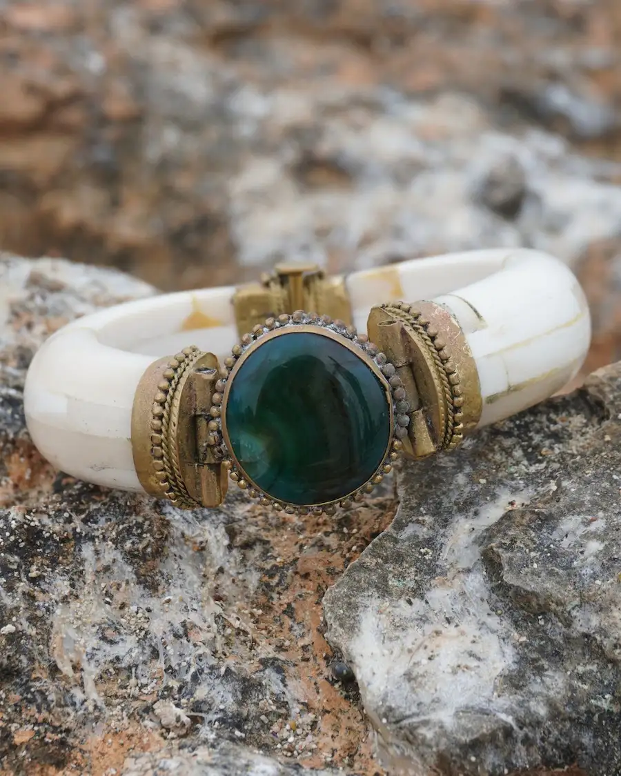 Brazalete Verde Profundo Statement